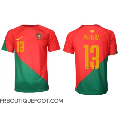 Maillot de foot le Portugal Danilo Pereira #13 Domicile vêtements Monde 2022 Manches Courtes